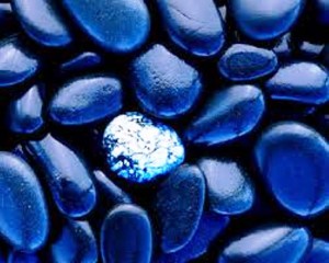 blue stones